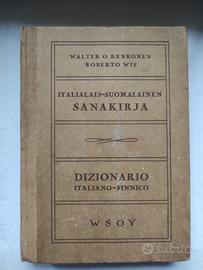 collezione DIZIONARIO ITALIANO - FINNICO DEL 1950