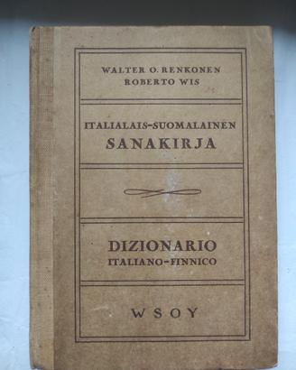 collezione DIZIONARIO ITALIANO - FINNICO DEL 1950