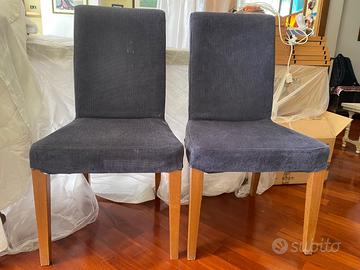 Sedie Bergmund (ikea) effetto rovere