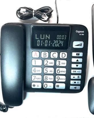 Telefono fisso + cordless Gigaset DL 780 plus