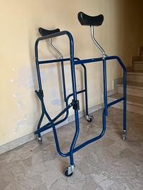 Deambulatore ascellare pieghevole