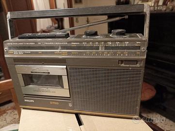 PHILIPS D7010 RADIO CASSETTE REGISTRATORE