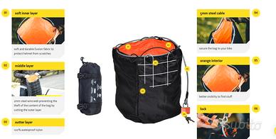 Borsa casco con cavo antifurto Harley Davidson 