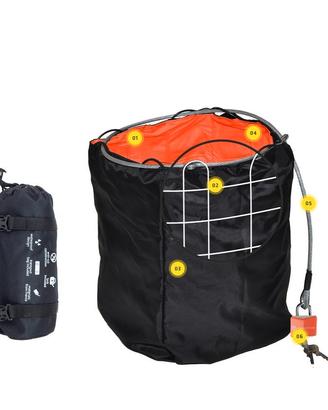 Borsa casco con cavo antifurto Harley Davidson 