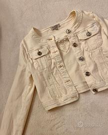 Giubbino Jeans Twin Set 8 anni color panna