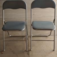 coppia di sedie Ikea pieghevoli da esterno