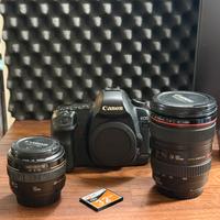Kit Canon 5D Mark II + 24-105 f4 + 50mm f.1.4