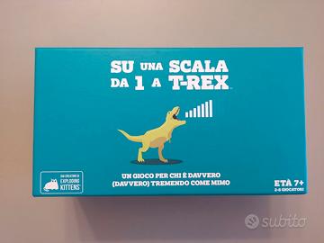 Gioco da tavolo Su una scala da 1 a T-Rex