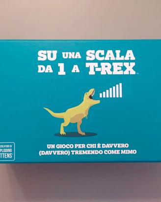 Gioco da tavolo Su una scala da 1 a T-Rex