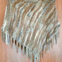 MANTELLA PONCHO IN PELLICCIA 