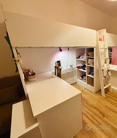 Letto a soppalco SMASTAD
