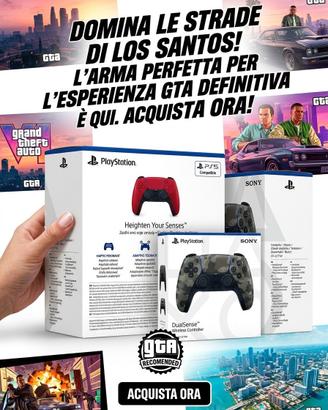 PS5 Controller DualSense: Volcanic Red& Camouflage