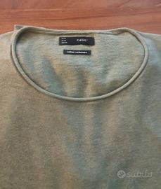 Pullover girocollo Celio verde