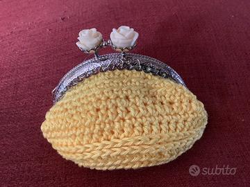 Portamonete fatto a mano foderato