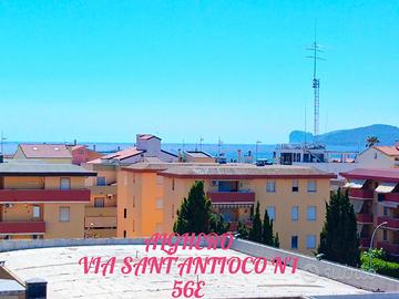 Alghero via Sant'Antioco lido appart +box+terr