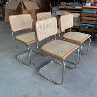 4 sedie Sedie cesca Marcel Breuer noce chiaro