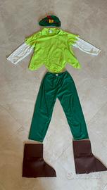 costume peter pan 10/12 anni