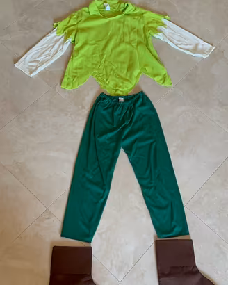 costume peter pan 10/12 anni