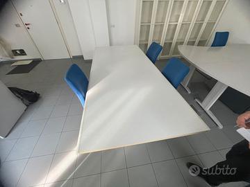 tavolo/scrivania laminato bianco