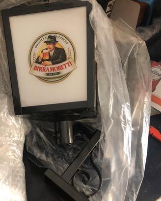Lanterna pub birra Moretti nuova anni 90