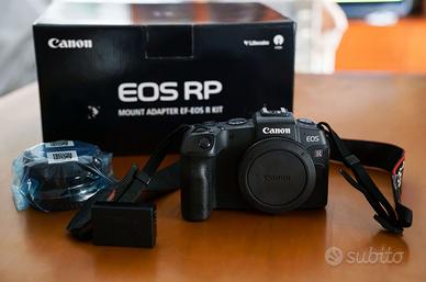 Canon RP, adattatore EF e seconda batteria