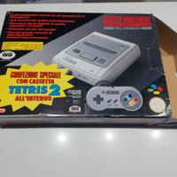 Supernintendo snes 1 chip boxata e 4 giochi