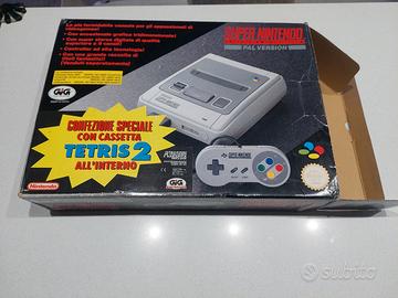 Supernintendo snes 1 chip boxata e 4 giochi