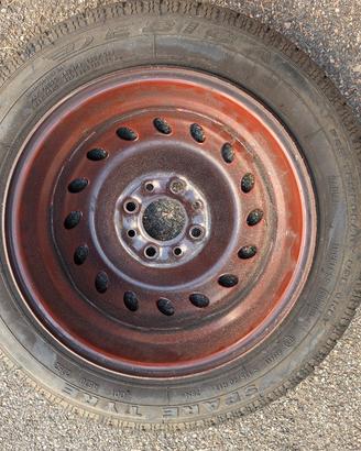 ruota scorta Fiat 600