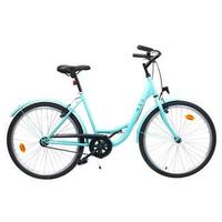 bici da città WEG telaio basso 26" azzurra