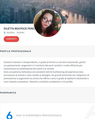 Cassiera, segretaria, babysitter, pulizie