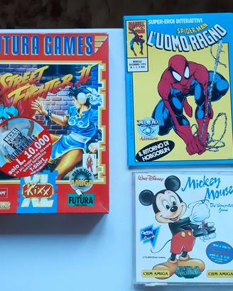 3 giochi per Amiga Vintage