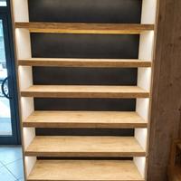 Arredamento  mobili scaffali in legno con led