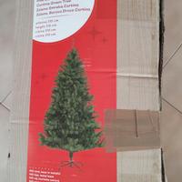 Albero di Natale compreso di decorazioni 