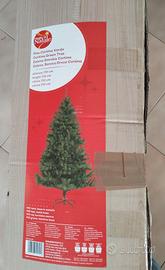 Albero di Natale compreso di decorazioni 