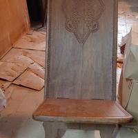 SEDIA ETNICA AFRICANA ORIGINALE