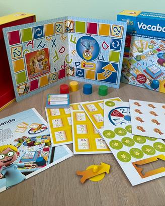 Giochi da tavolo: vocabolando, 1000 domande, lavag