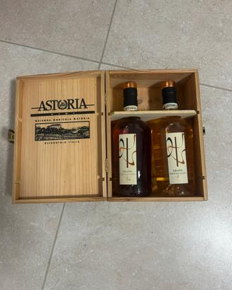 Set Grappa Astoria Marzemino Fervo Cassa Legno