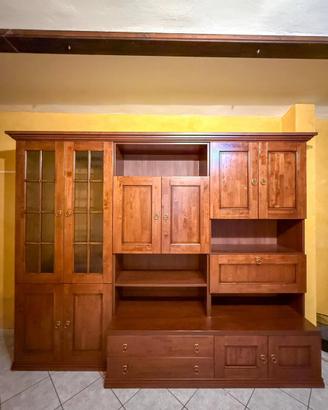 Mobile in legno di noce per soggiorno