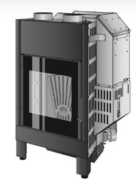 Caminetto Monoblocco Pellet Ventilato Canalizzato 