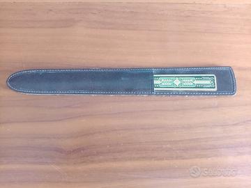 Tagliacarte vintage in metallo con astuccio 