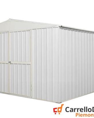 Box prefabbricato acciaio lamiera 360x430 bianco