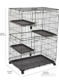 GABBIA AMAZON BASICS GRANDE CON AMACA