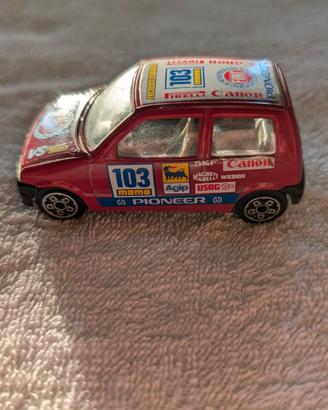 Modellino Auto Fiat Cinquecento,Burago,Rossa,1:43