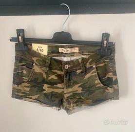 Shorts color mimetica ,  xs