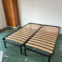 Letto matrimoniale con doghe + materasso 160x190