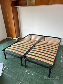 Letto matrimoniale con doghe + materasso 160x190