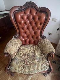 Poltrona vintage stile Barocco/Classico