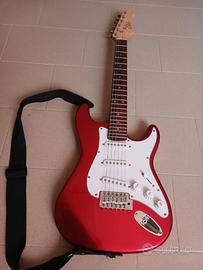 Chitarra Elettrica Bambino Eko S-100 3/4 Red