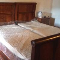 LETTO MATRIMONIALE / 2 SINGOLI - NOCE - FINE 800