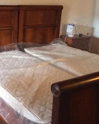 LETTO MATRIMONIALE / 2 SINGOLI - NOCE - FINE 800